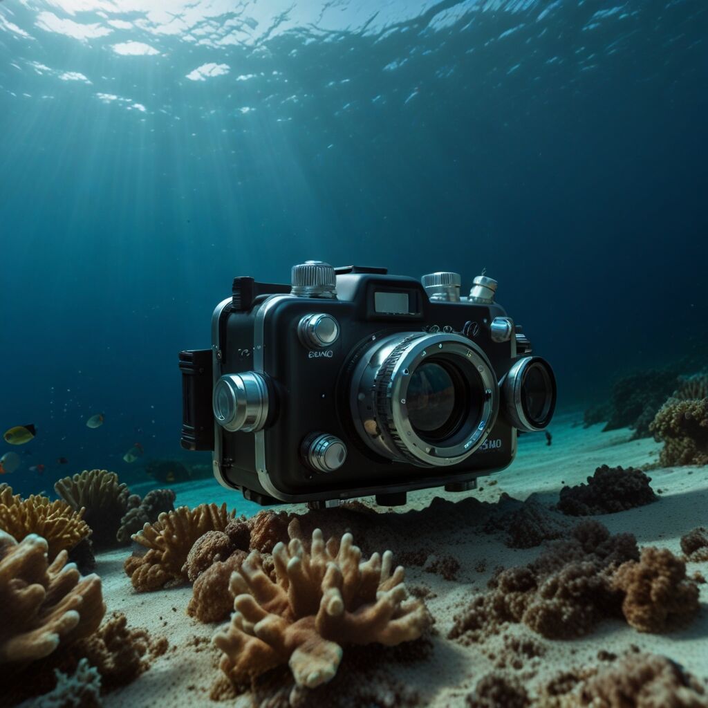 Advanced snorkeling mask enhances visibility in clear water