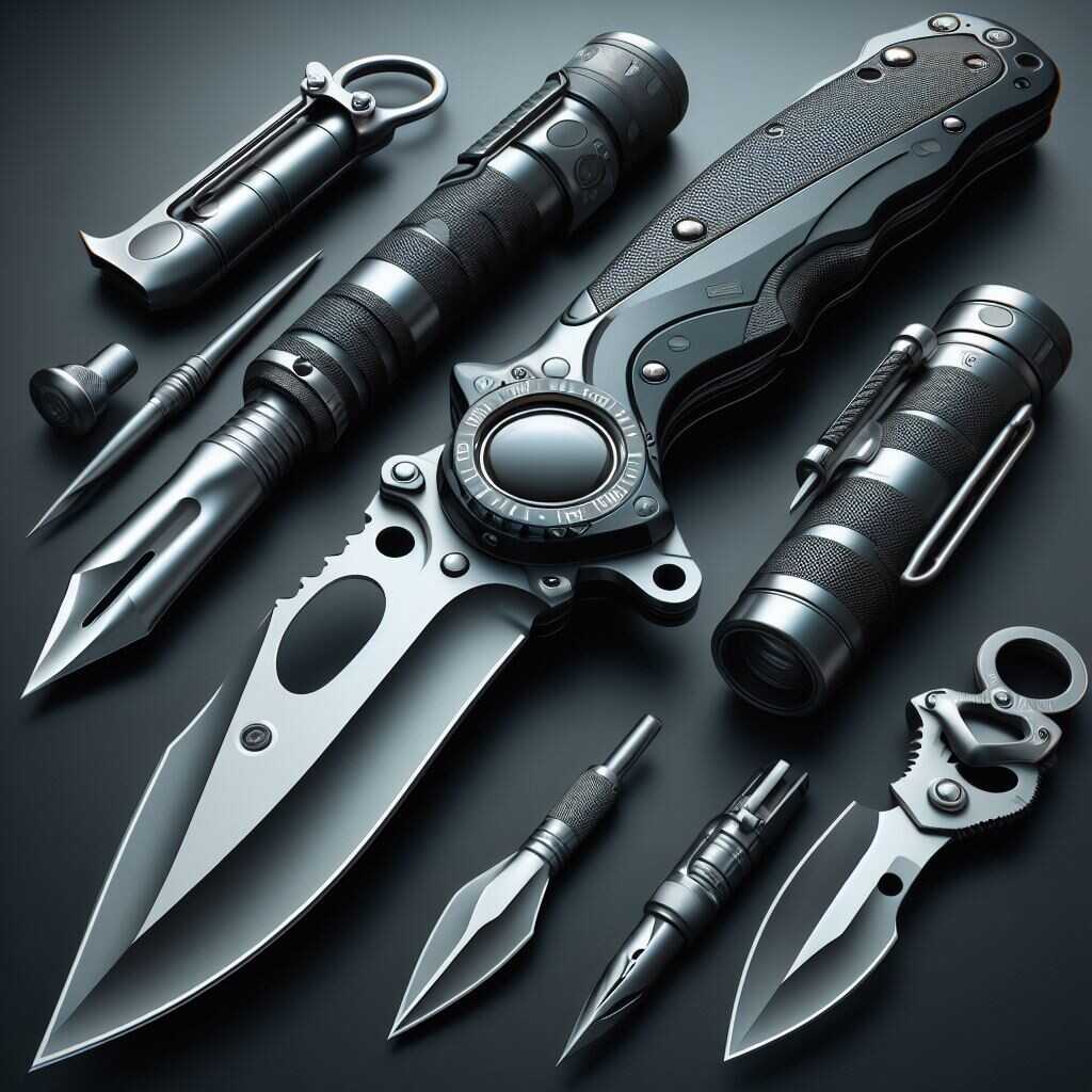 Custom titanium knife