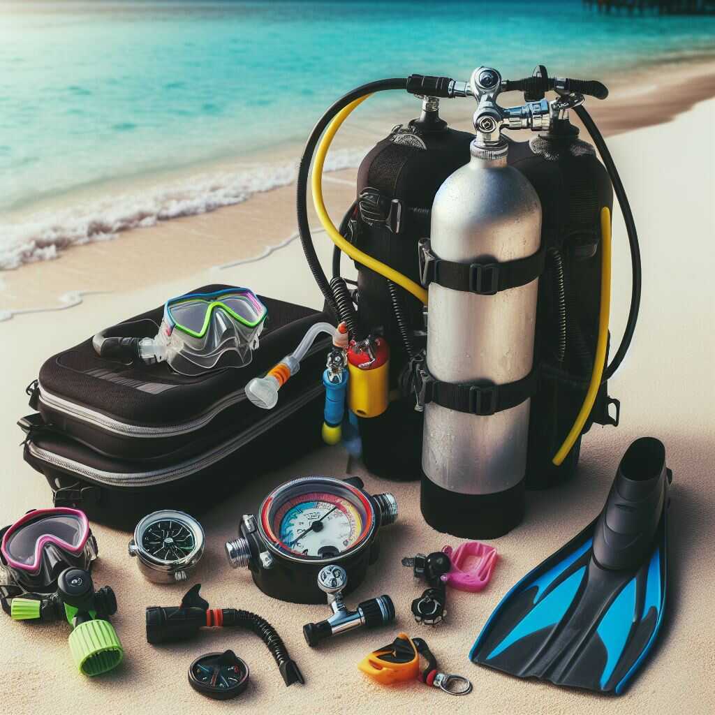 Evo scuba wetsuit model in action