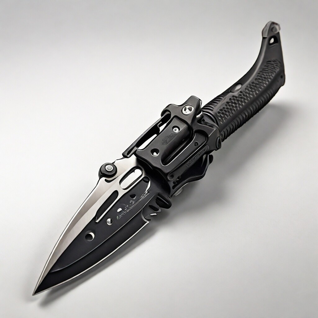 Heavy duty dive knife handle