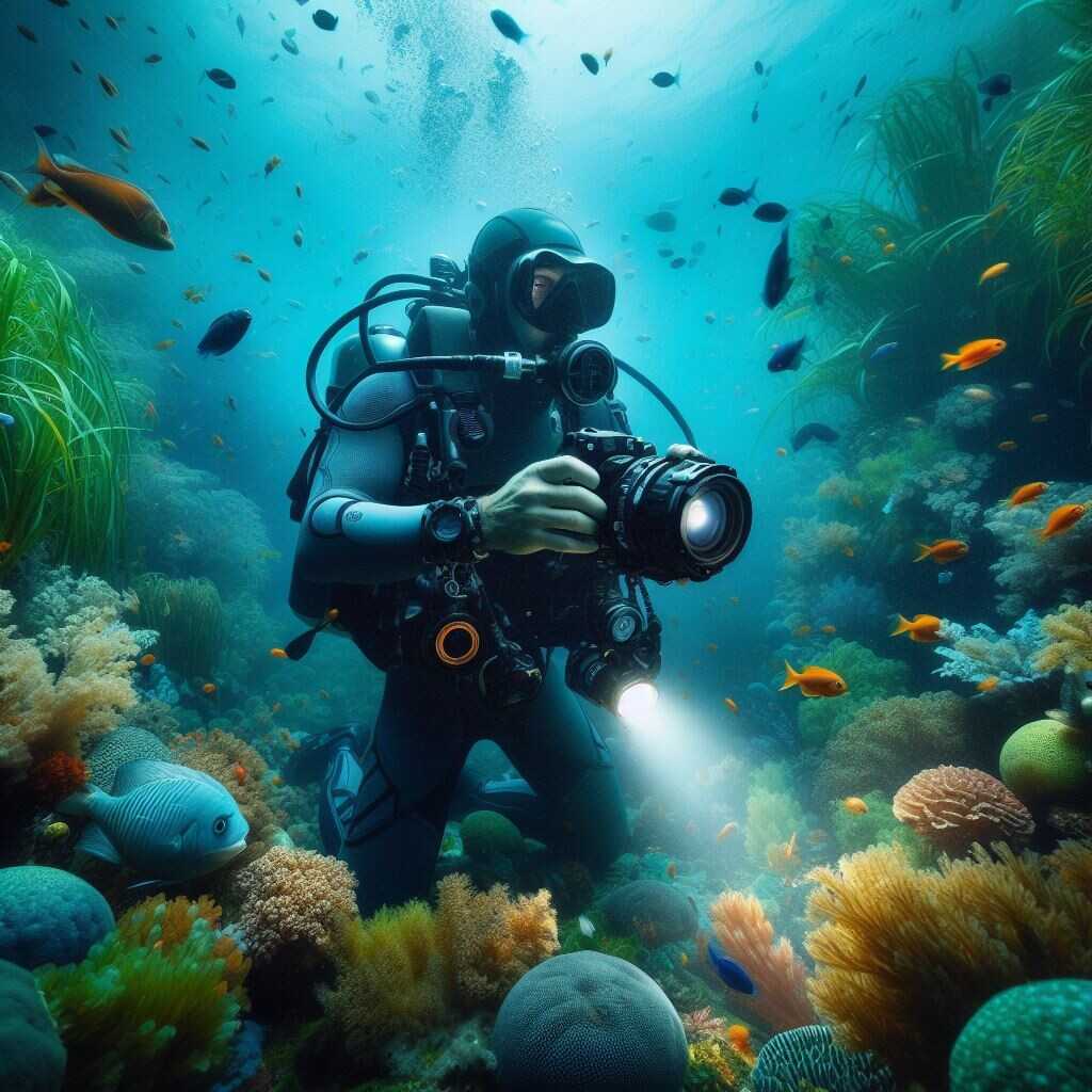 Rebreather prototype on ice