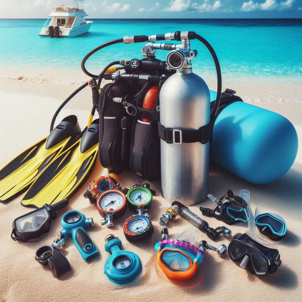Professional snorkeling gear