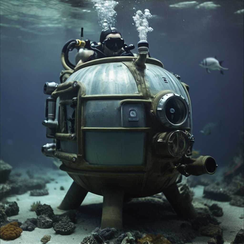 Two men wearing scuba gear