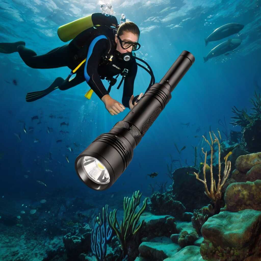 Underwater diving torch